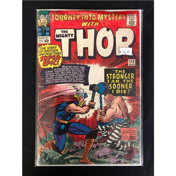 MARVEL COMICS JOURNEY INTO MYSTERY NO. 14 THE MIGHTY THOR