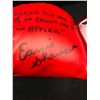 Image 2 : ERNIE SHAVER SIGNED EVERLAST BOXING GLOVE WITH LENGTHY INSCRIPTION ( JSA COA)