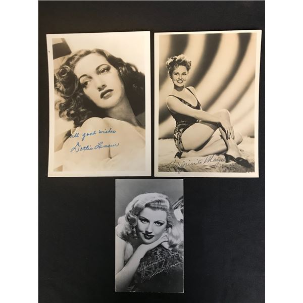 WWII SIGNED PHOTOS LOT