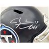 Image 2 : RYAN TANNEHILL SIGNED TITANS FULL SIZE HELMET (BECKETT COA)