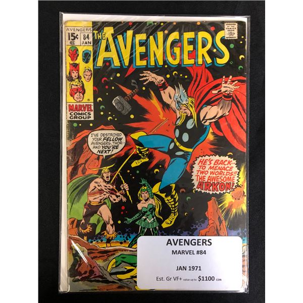 MARVEL COMICS AVENGERS NO.84