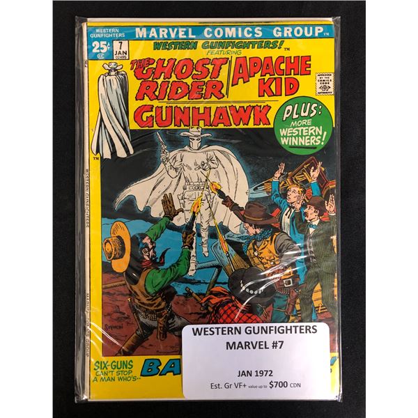 MARVEL COMICS WESTERN GUNFIGHTERS NO.7