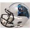 Image 3 : CHRISTIAN MCCAFFREY SIGNED CAROLINA PANTHERS FULL SIZE HELMET ( BECKETT COA)