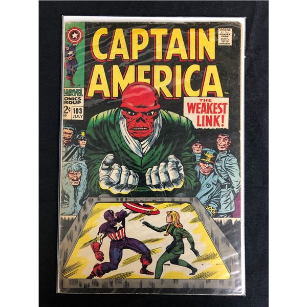 MARVEL COMICS CAPTAIN AMERICA NO. 103