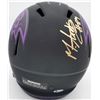 Image 2 : MARK ANDREWS SIGNED BALTIMORE RAVENS FULL SIZE ECLIPSE HELMET (BECKETT COA)
