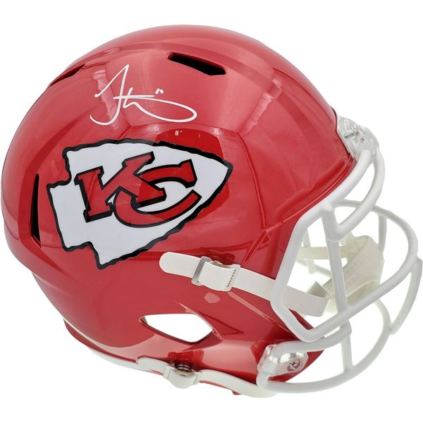 TYREEK HILL SIGNED FULL SIZED SPEED HELMET ( BECKETT COA)