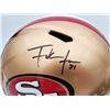 Image 2 : FRANK GORE SIGNED SAN FRANCISCO 49ERS FULL SIZE HELMET ( BECKETT COA)