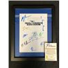 Image 2 : INGLORIOUS BASTARDS CAST SIGNED FRAMED MOVIE SCRIPT ( RA COA)