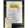 Image 2 : THE WOLF OF WALL STREET CAST SIGNED SCRIPT COVER FRAMED ( RA COA)