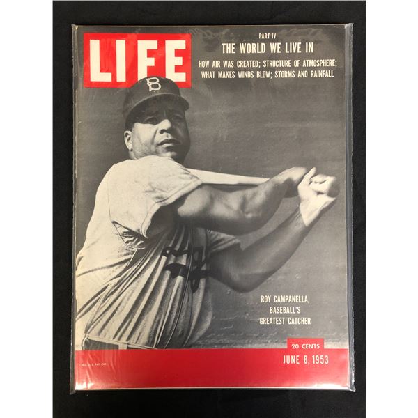 1953 LIFE MAGAZINE ROY CAMPANELLA COVER