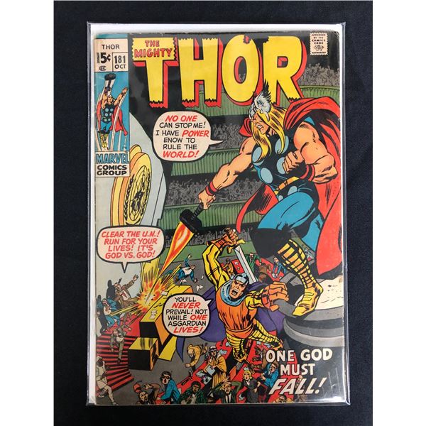 MARVEL COMICS THE MIGHTY THOR NO. 181