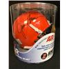 Image 1 : JIM BROWN SIGNED CLEVELAND BROWNS MINI HELMET