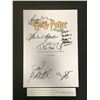 Image 1 : HARRY POTTER CAST SIGNED SCRIPT COVER (RA COA)