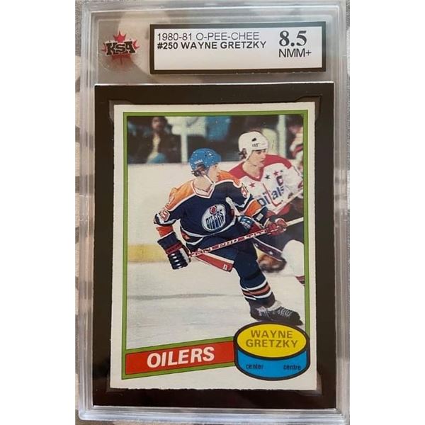 1980 OPC WAYNE GRETZKY ROOKIE CARD (KSA 8.5)