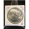 Image 1 : 1923 P  UNCIRCULATED PEACE SILVER DOLLAR .900 SILVER