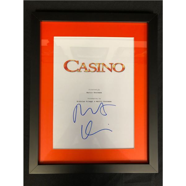 CASINO CAST SIGNED MOVIE SCRIPT COVER (RA COA)