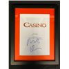 Image 1 : CASINO CAST SIGNED MOVIE SCRIPT COVER (RA COA)