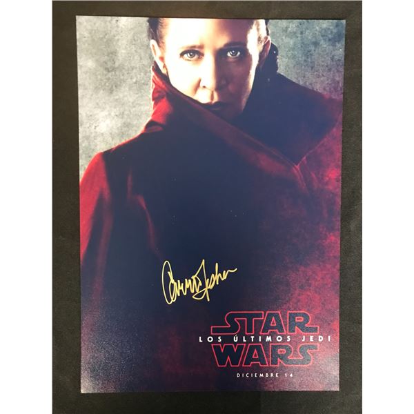 CARRIE FISHER SIGNED STAR WARS 8 X 10 (RA COA)