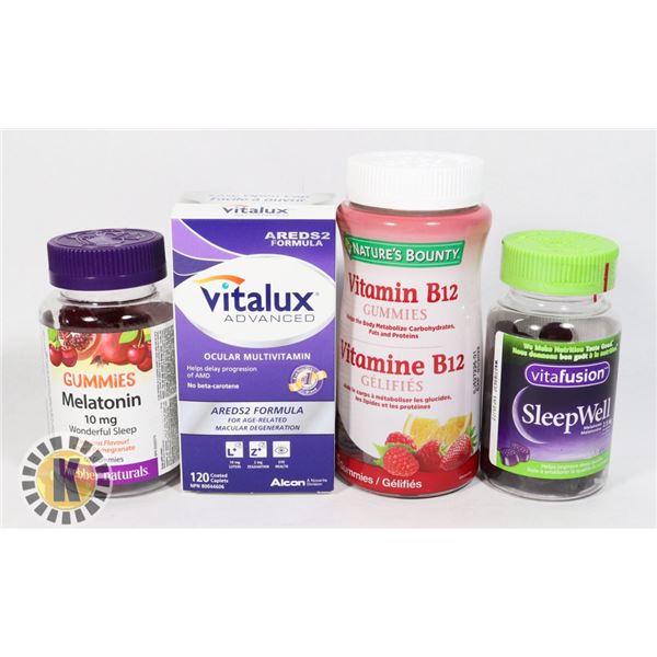 BAG OF ASSORTED SUPPLEMENTS (MOSTLY SLEEP RELATED)