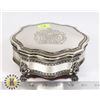 Image 1 : VINTAGE SILVER PLATED JEWELRY BOX