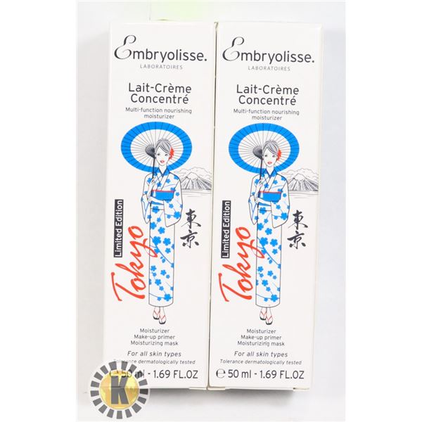 TWO LIMITED EDITION EMBRYOLISSE LAIT CREME