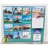 Image 1 : NEW 12 MONTH 2PACK 2022 LIGHTHOUSES CALENDARS