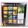 Image 1 : NEW 12 MONTH 2022 SUNRISES AND SUNSETS CALENDAR