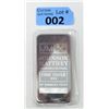 Image 1 : 10 Oz. .999 Silver Johnson Matthey Bar