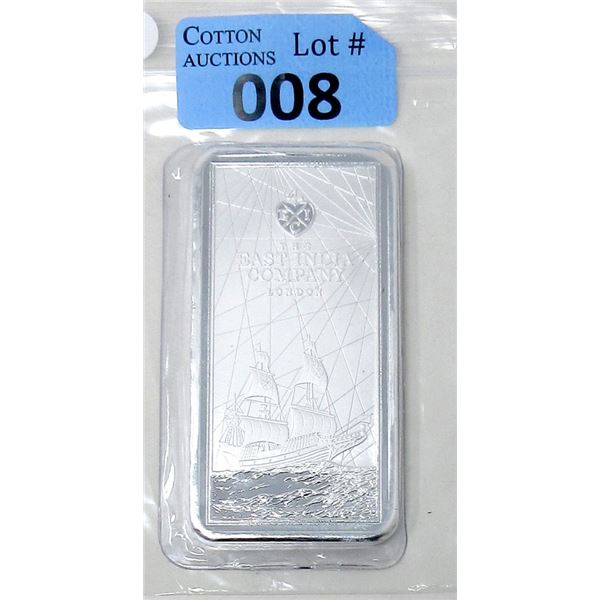 8 Oz/250 Gram. St. Helena Silver Legal Tender Bar