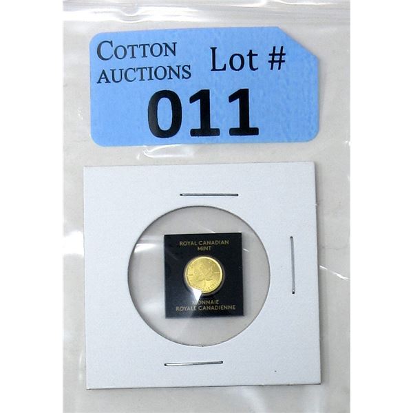 1 Gram .9999 Fine Gold 2021 Maple Leaf Coin
