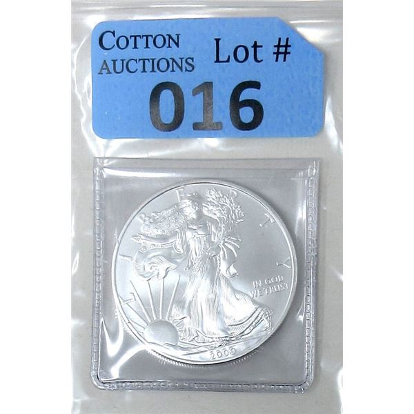 1 Oz. 2009 .999 Fine Silver Walking Liberty Coin