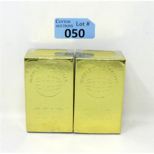 2 World Wide Metals "Gold Nugget Brick"