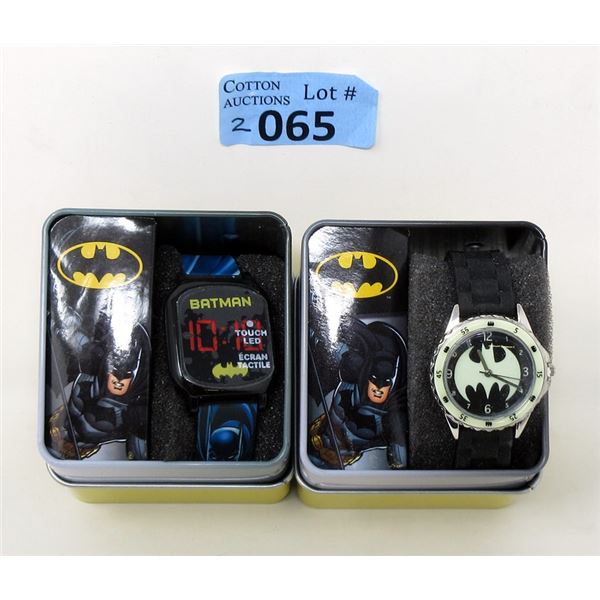 2 New Batman Watches in Gift Tins