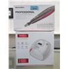 Image 1 : Professional Manicure & Pedicure Kit & UV Nail Lam