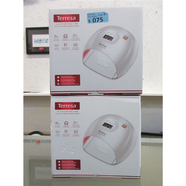 2 Terresa 2-in-1 UV LED Nail Lamps