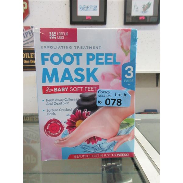 10 Packs of Exfoliating Foot Peel Masks