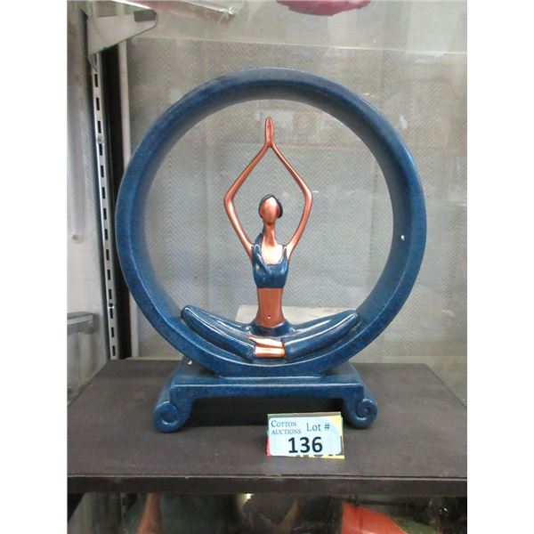 New Yoga Statue - 9" x 11" tall