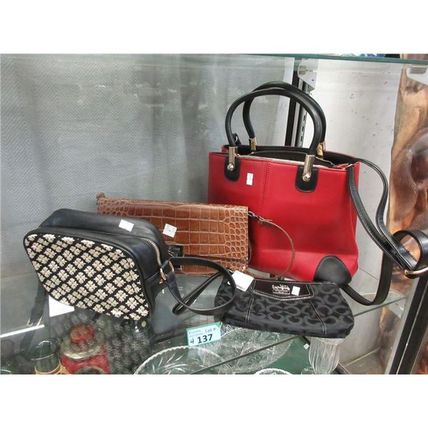 4 New Purses - Coach, Kenzie & More