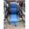 Image 1 : Black and Blue Office Chair