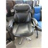 Image 1 : Black Bonded Leather Office Chair