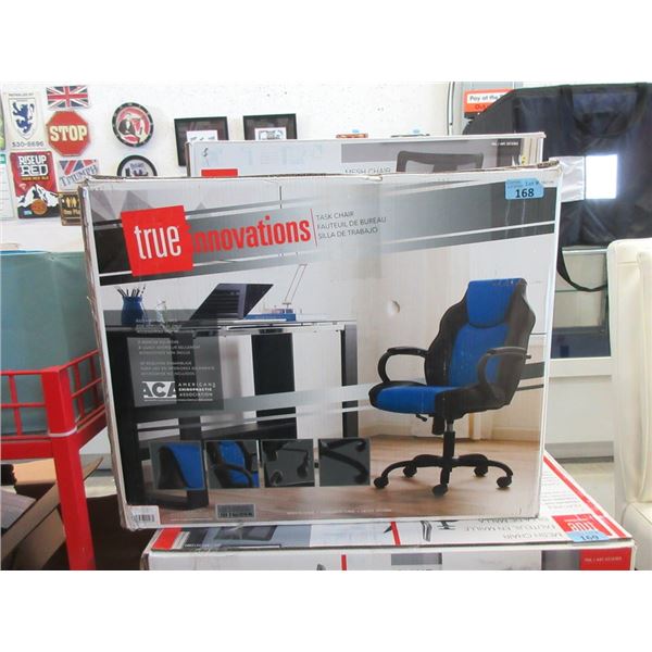 True Innovations Black and Blue Task Chair