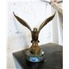 Image 1 : Brass Eagle Statue on Marble Base