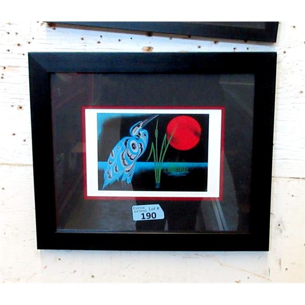 Richard Shorty Framed Print - Night Heron