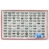 Image 1 : 100 New Metal Rings in Display Box