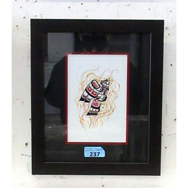 Richard Shorty Framed Print - Rising Up
