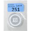 Image 1 : 2 Oz. TD Bank .999 Silver Investor Round