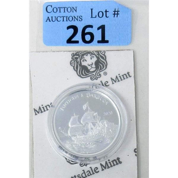 1 Oz. 2020 Antigua & Barbuda .999 Silver Coin
