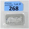 Image 1 : 1 Oz Stagecoach .999 Silver Art Bar