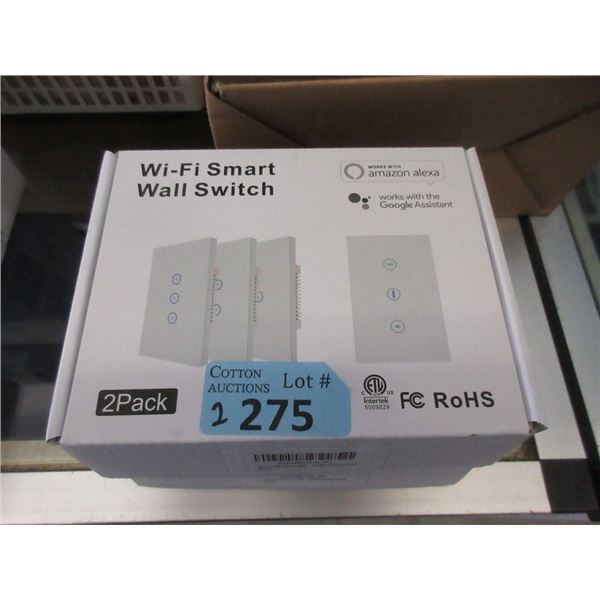 2 Twin Packs of 2 Gang WiFi Smart Switches