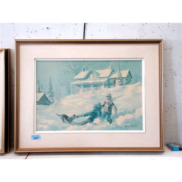 Framed Keirstead Print on Board